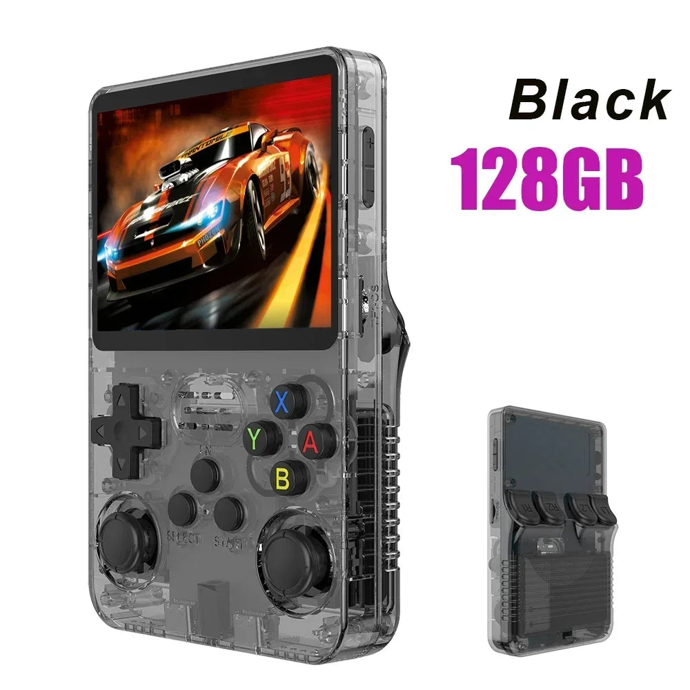 R36S Retro Handheld Game Console - Linux System - 3.5 Inch IPS Screen - 15,000 Games -64GB/128GB