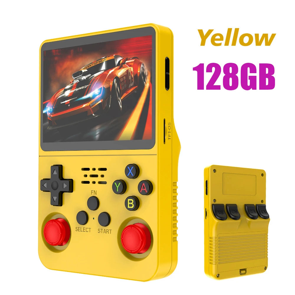 R36S Retro Handheld Game Console - Linux System - 3.5 Inch IPS Screen - 15,000 Games -64GB/128GB