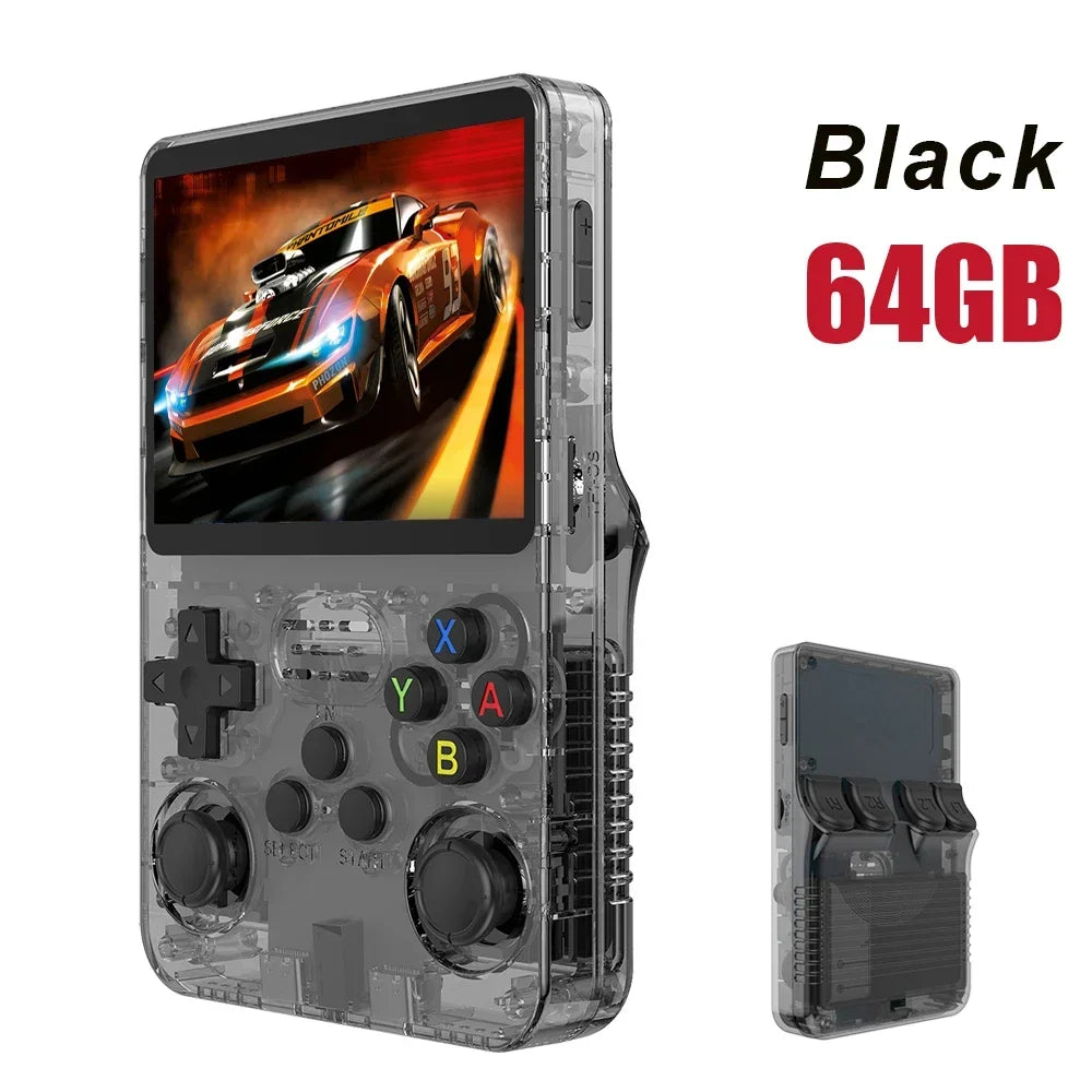 R36S Retro Handheld Game Console - Linux System - 3.5 Inch IPS Screen - 15,000 Games -64GB/128GB