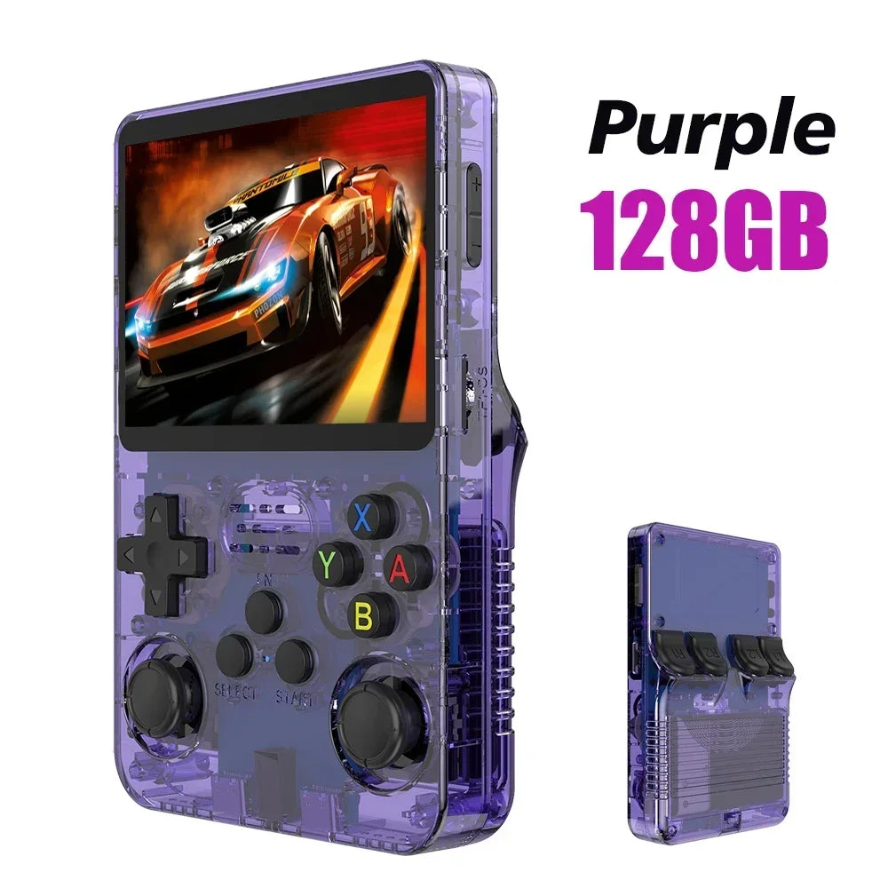 R36S Retro Handheld Game Console - Linux System - 3.5 Inch IPS Screen - 15,000 Games -64GB/128GB
