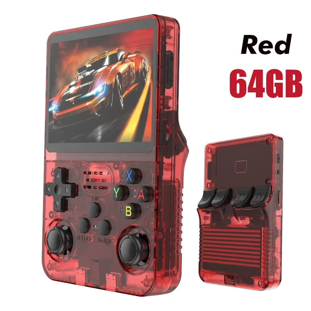 R36S Retro Handheld Game Console - Linux System - 3.5 Inch IPS Screen - 15,000 Games -64GB/128GB
