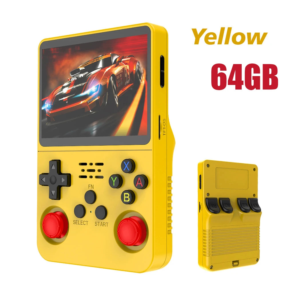 R36S Retro Handheld Game Console - Linux System - 3.5 Inch IPS Screen - 15,000 Games -64GB/128GB