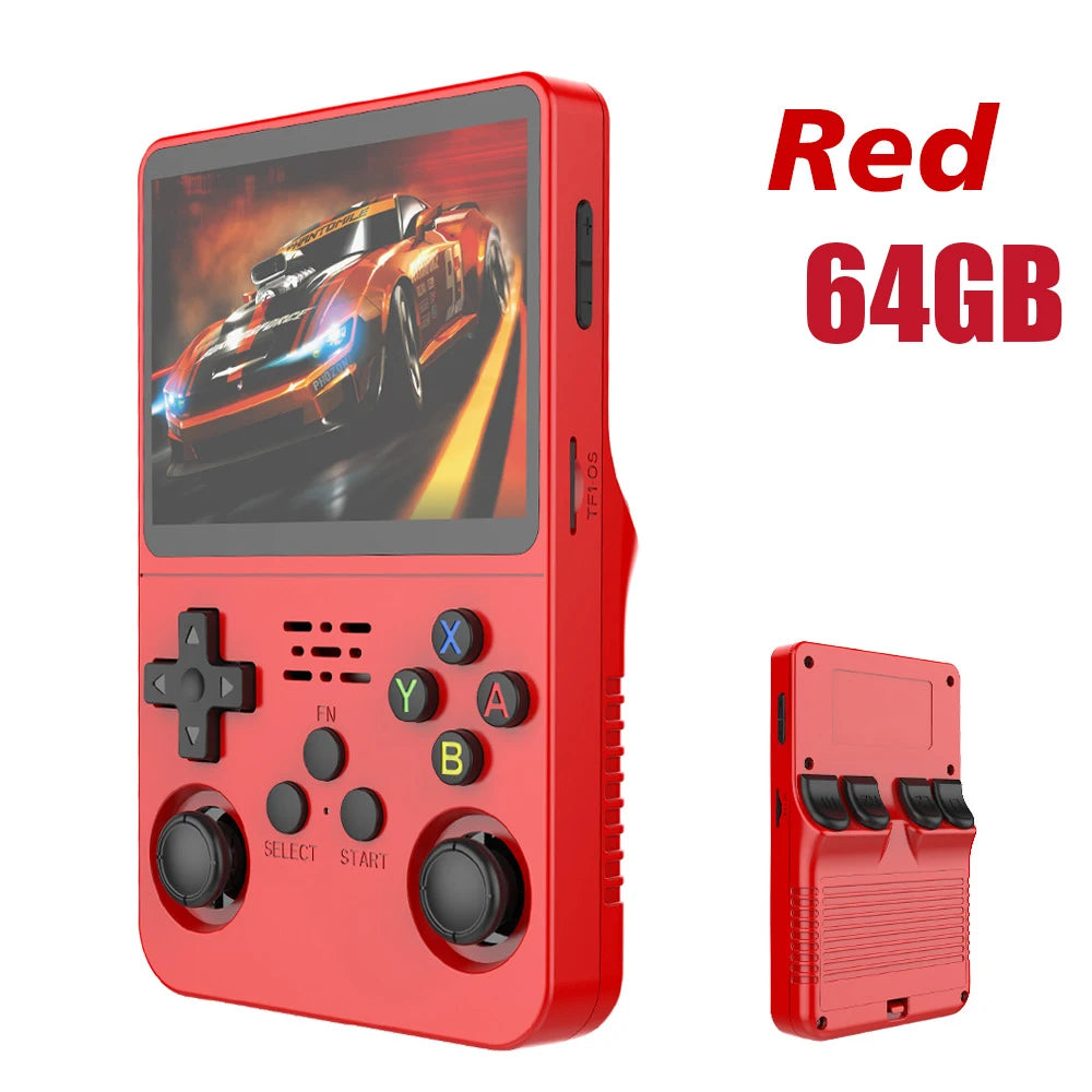 R36S Retro Handheld Game Console - Linux System - 3.5 Inch IPS Screen - 15,000 Games -64GB/128GB