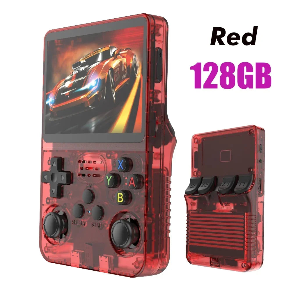 R36S Retro Handheld Game Console - Linux System - 3.5 Inch IPS Screen - 15,000 Games -64GB/128GB