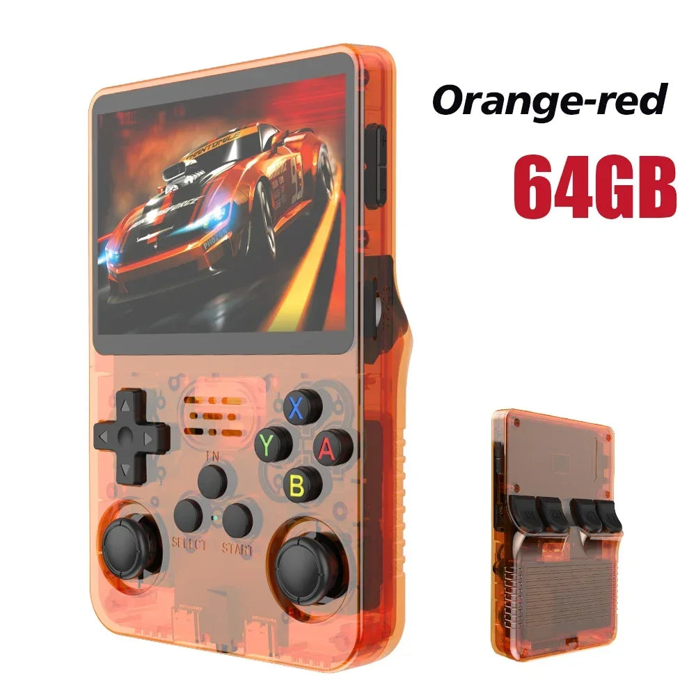 R36S Retro Handheld Game Console - Linux System - 3.5 Inch IPS Screen - 15,000 Games -64GB/128GB